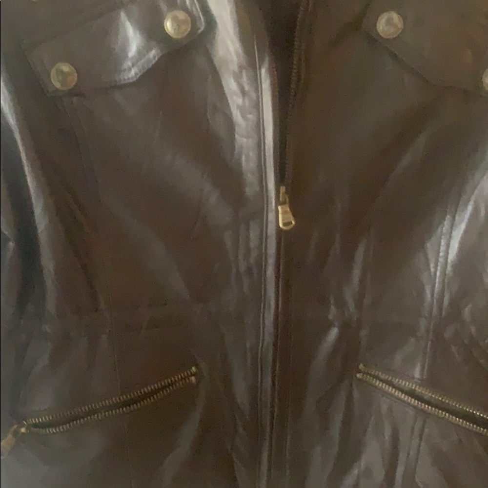 Guess Leather Jacket - image 3